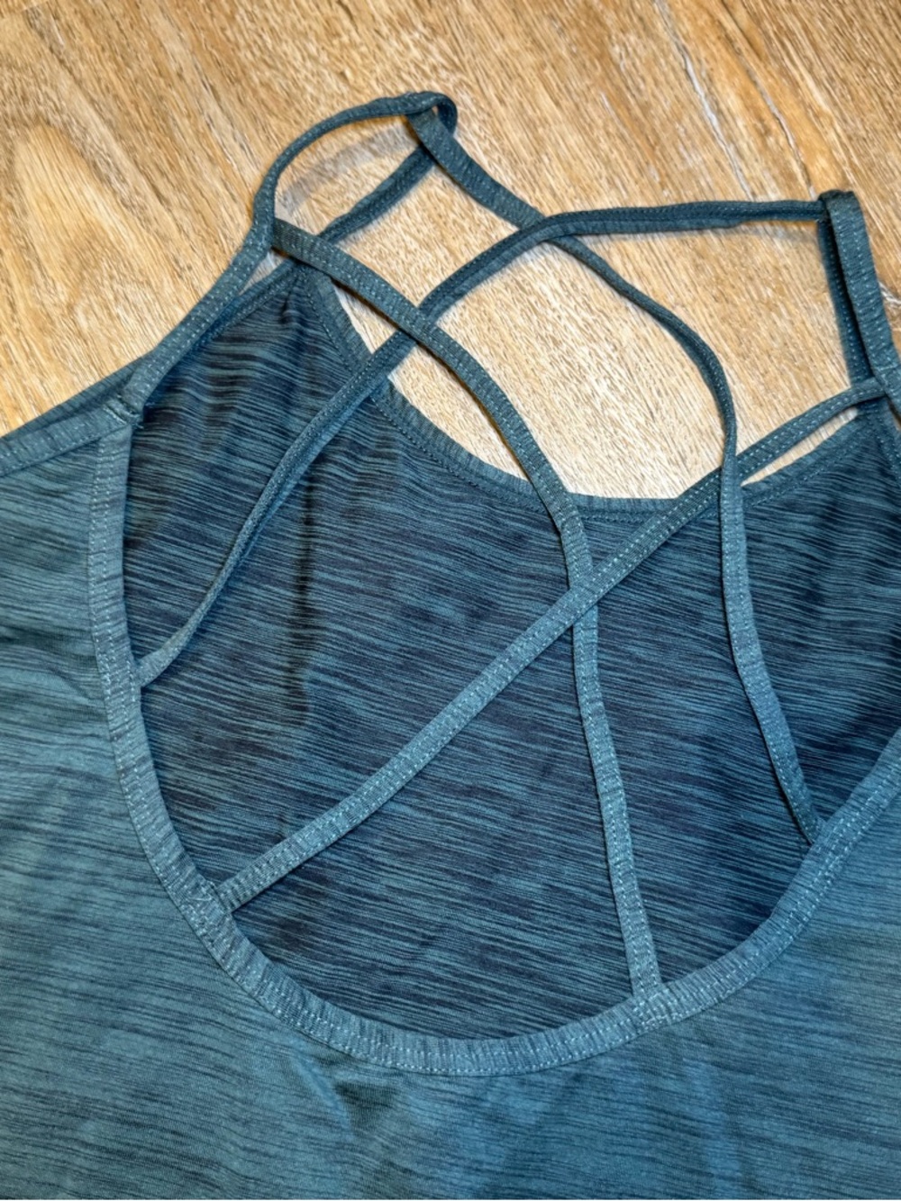 Born Primitive Strappy Tank Top in Heather Green - Picture 5 of 5